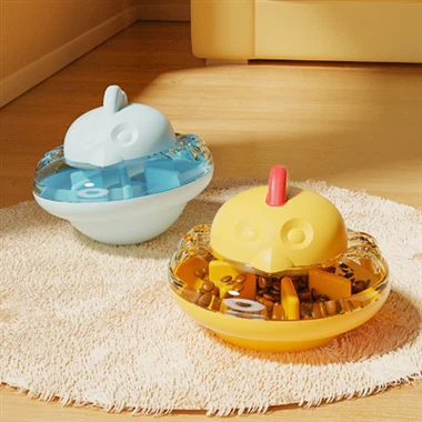 Lemmikkieläinten hitaan syöttölaitteen vuotava ruokalelu